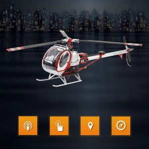 2018 Smart Schweizer Scale 300C Huges 6CH RC Helicopter RTF