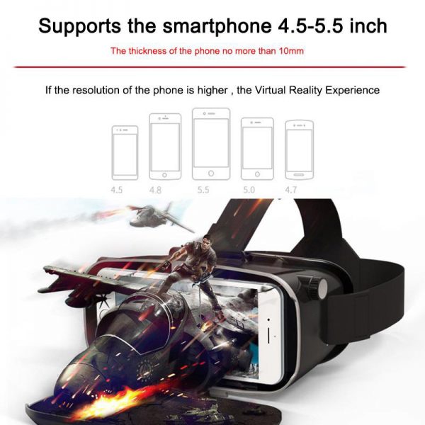 Shinecon Pro Goggles Virtual Reality Mobile VR 3D Glasses Headset BOX Smartphone
