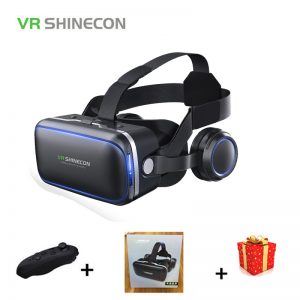 VR SHINECON Casque VR Box Virtual Reality Glasses 3 D 3d Goggles For Smartphone