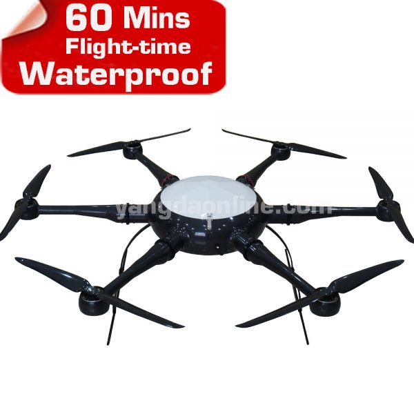 JUANTEC YD6 1600P Waterproof Long Flight Time UAV Body Hexacopter frame Camera